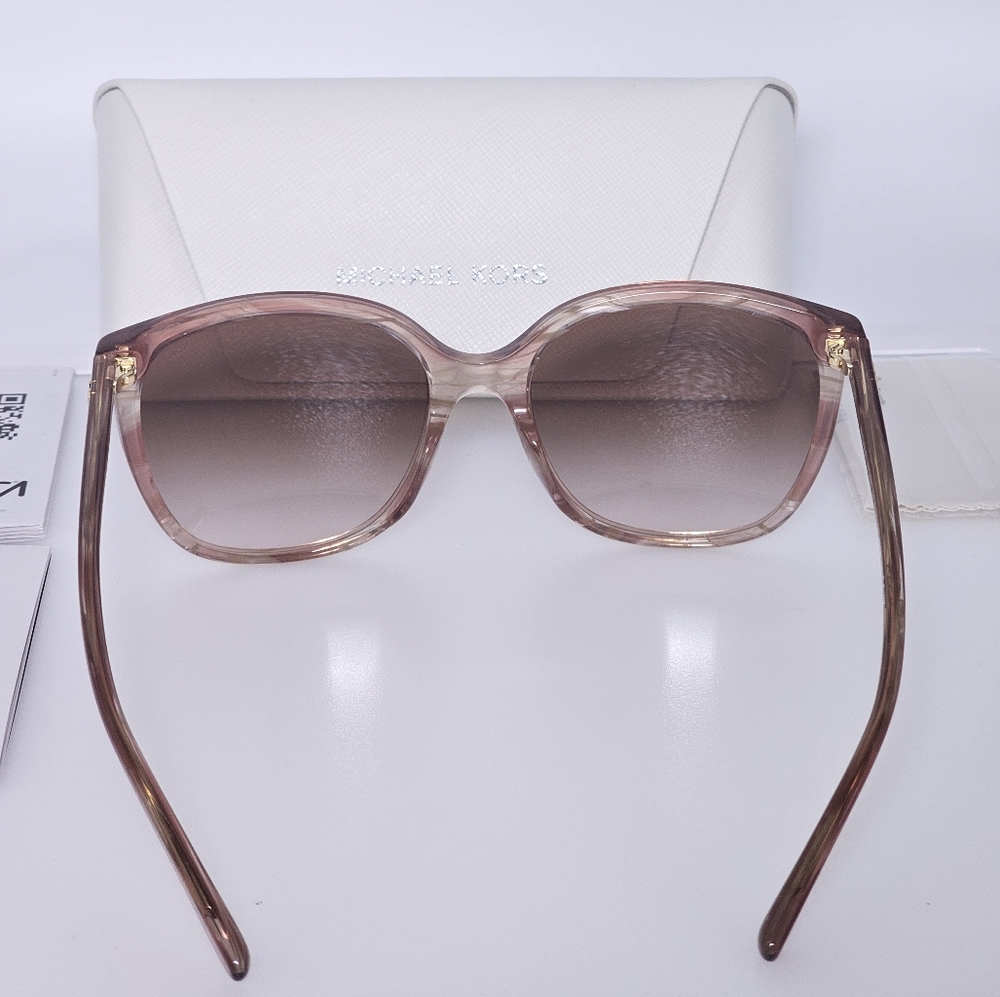 Michael Kors Women's Sunglasses gradient MK2137U 317513 57 Anaheim Tan Blush - Picture 8 of 14